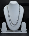 Ivika Hematite & Pearl Double-Line Necklace