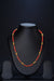 Ivika Precious Coral Nakshi & Pearl Single-Line Necklace