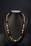 Ivika Jade Ruby Pearl Nakshi Necklace