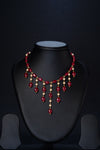 Ivika Chatam Ruby & Pearl Necklace