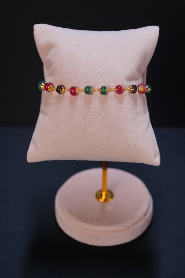 Ivika Jade Multi tourmaline Bracelet