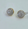 925 silver CZ earrings
