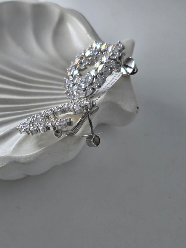 925 silver STYLISH SILVER EARRINGS