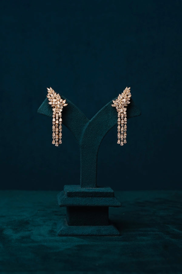 925 silver CZ earrings