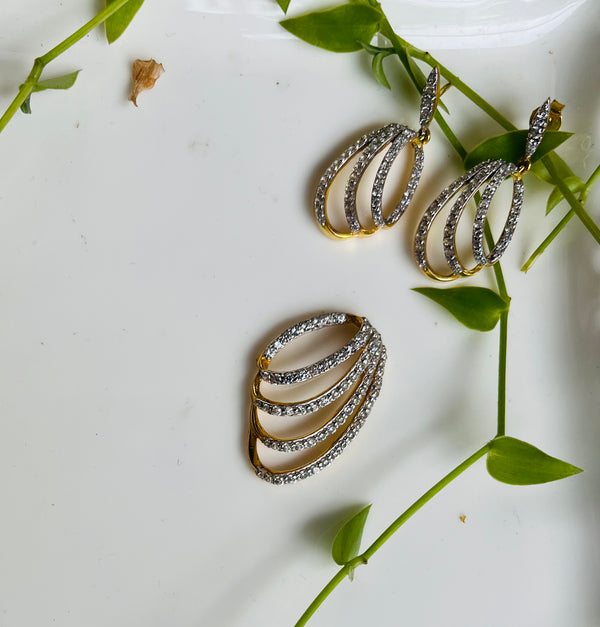 Ivika CZ pendant set