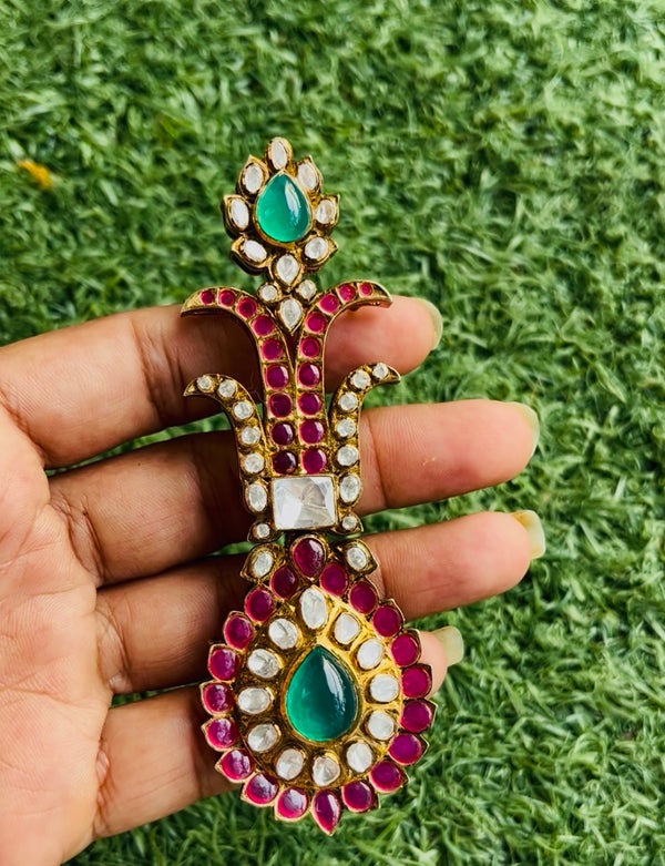 Ivika Kundan hair pin