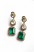 925 silver moissanite earrings