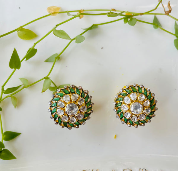 Ivika moissonite earrings