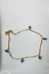 925 silver onyx Anklet