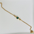 925 silver onyx piece bracelet