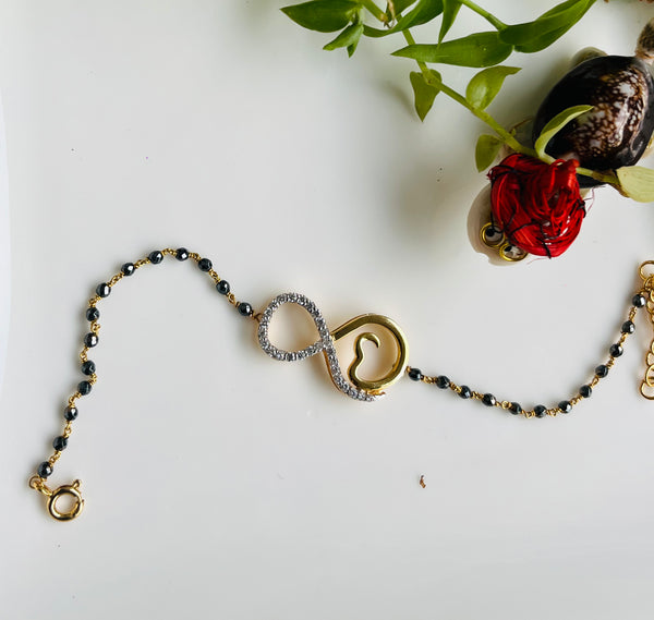 925 silver infinity bracelet