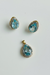 925 silver blue topaz pendant set