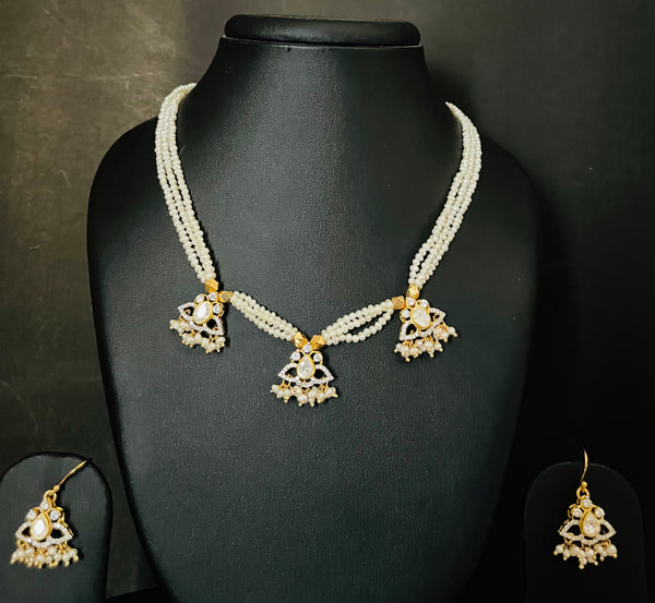 925 silver pearl necklace