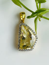 Ivika honey quartz locket