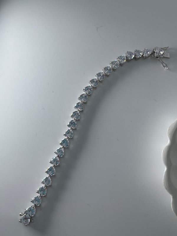 925 heart shape bracelet