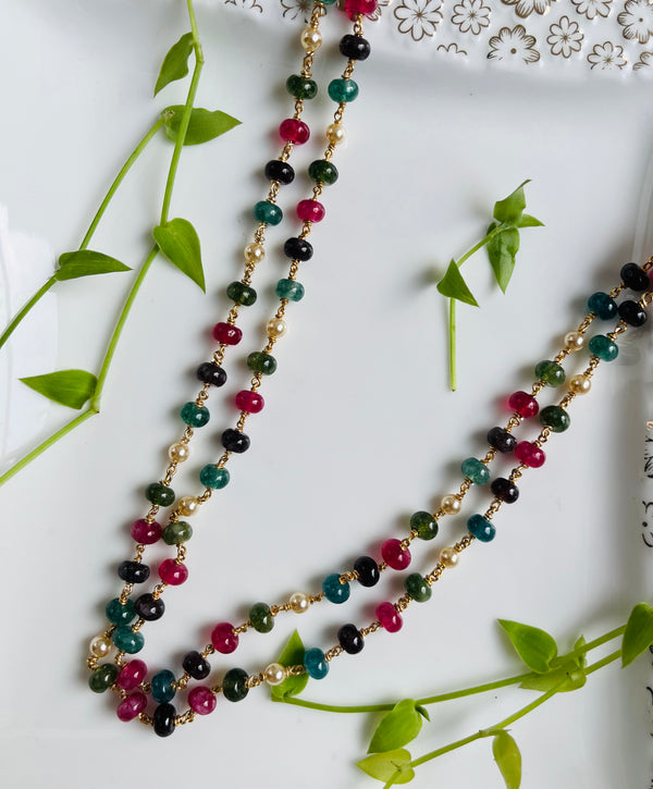 925 silver multicolour mala