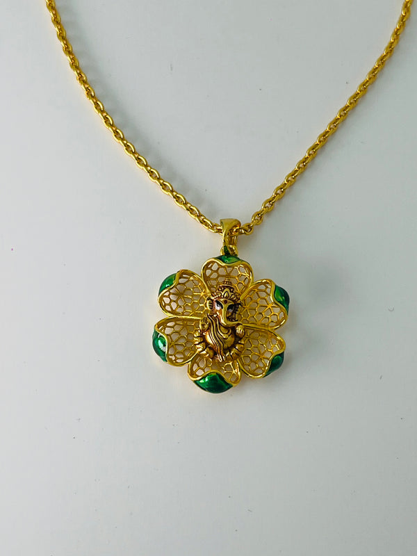 925 silver Ganesh ji pendant