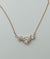 925 silver rose gold pendant with chain