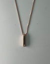 925 silver rose gold pendant with chain