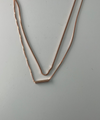 925 silver rose gold pendant with chain