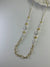 925 silver white and gold polish chain