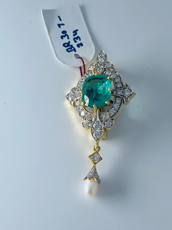 925 silver brooch