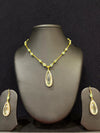 Ivika Green Amethyst Teardrop Necklace Set
