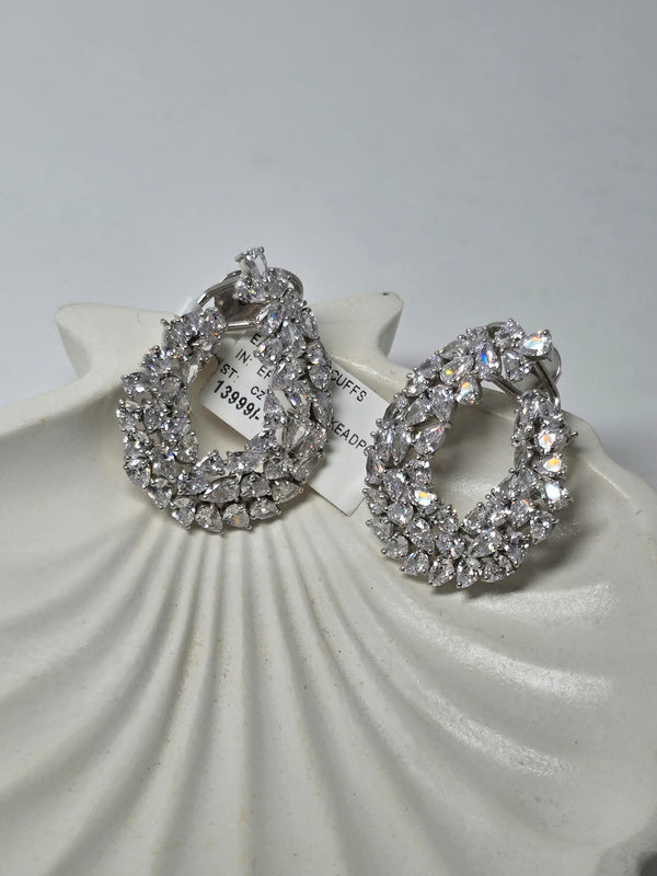 925 silver STYLISH SILVER EARRINGS