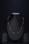Ivika Ruby & Pearl Single-Line Chain