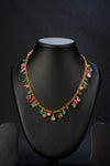Ivika Multistone Fancy Chain Necklace