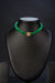Ivika Beryl Emerald & Moissanite Polki Choker Necklace