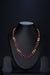 Ivika Ruby & Pearl Necklace – Double Line