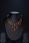 Ivika Chatam Ruby & Pearl Necklace