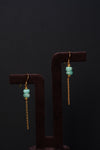 Ivika Turquoise Silver Ball Earrings