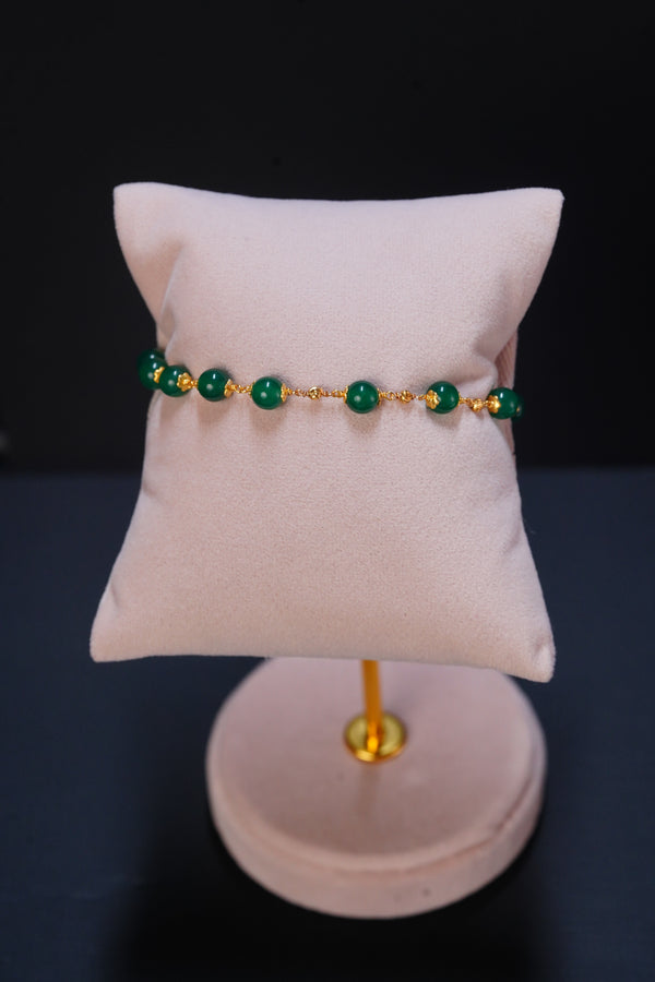 Ivika Jade Emerald Bracelet