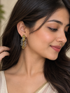 925 silver peacock design earrings