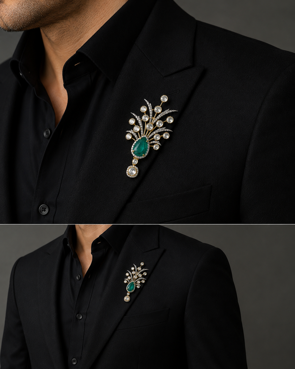 925 silver brooch
