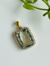 Ivika green amethyst locket