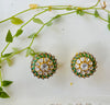 Ivika moissonite earrings