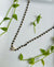 Ivika cz black beads chain