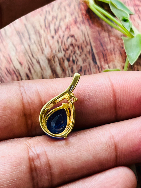 925 silver Neelam locket