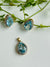 Ivika blue topaz pendant set