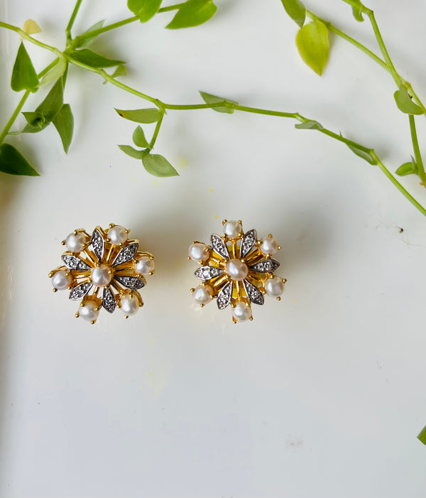 925 silver pearl earrings