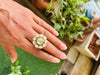 925 silvermoissanite ring