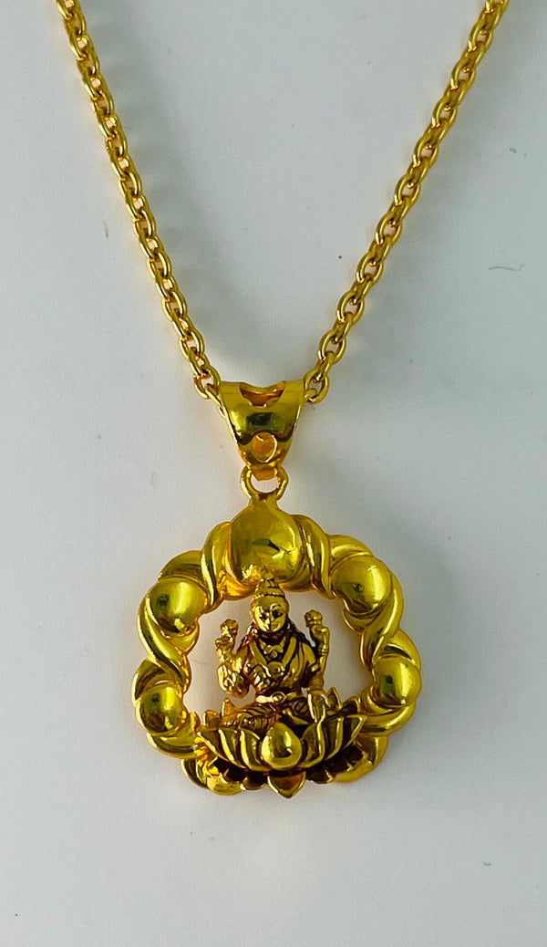 925 silver laxmiji pendant