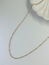 925 silver rose gold chain