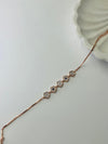 925 silver rose gold bracelet
