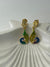 925 silver peacock earrings