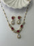 925 silver necklace with earrings