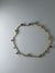 925 silver colour stone anklet